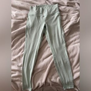 Lululemon align leggings, mint moment, double lined, size small 10